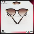 Fashion colorful hot sale plastic sunglasses with spring hinge
